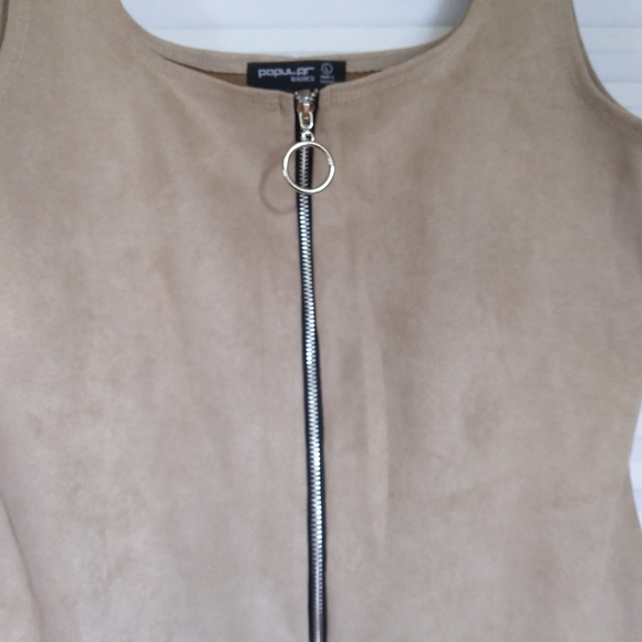 Popular Basics Brand O-Ring Zipper Dress - Picture 5 of 9